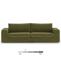 Beta 98" Modular Sofa - Cypress Green