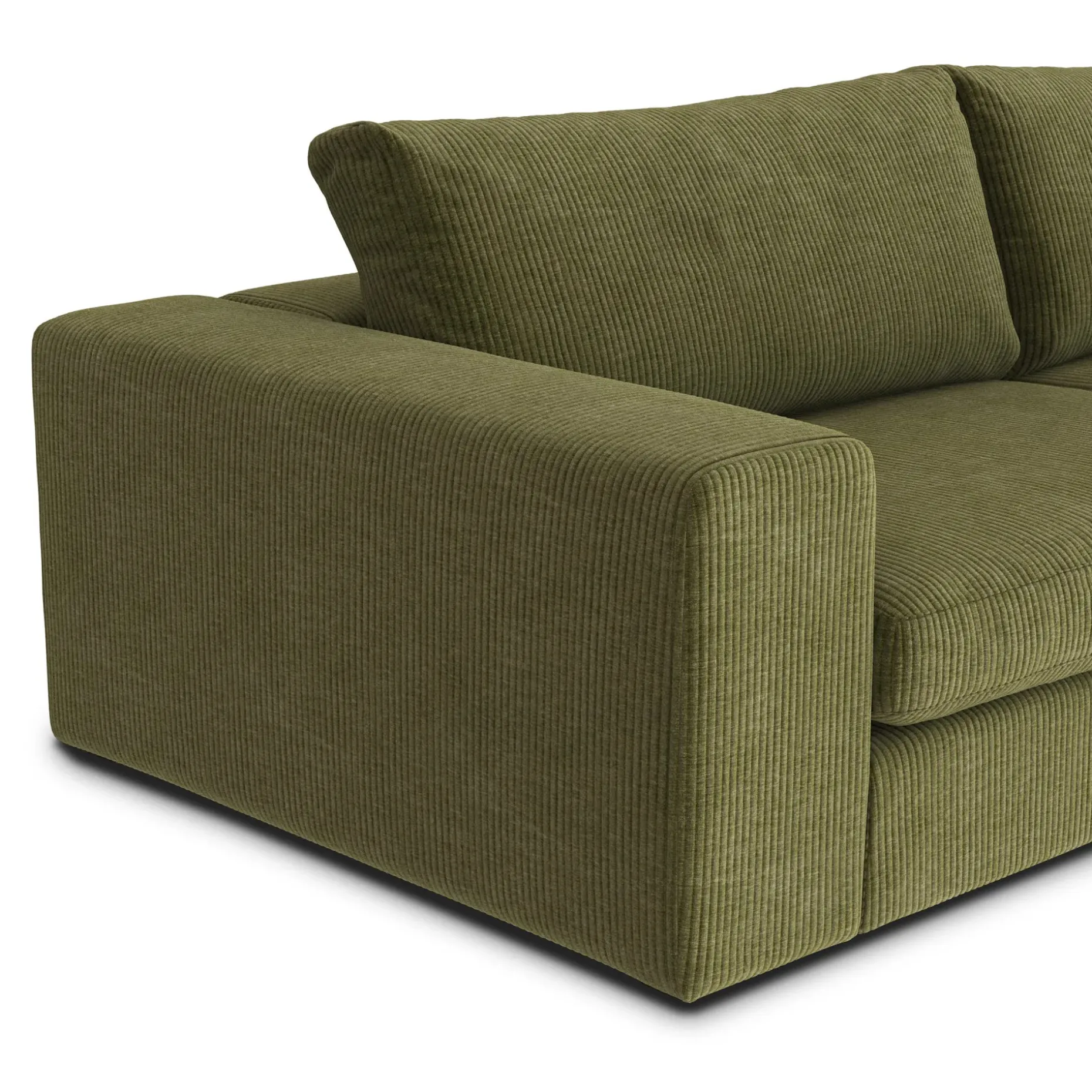 Beta 98" Modular Sofa - Cypress Green