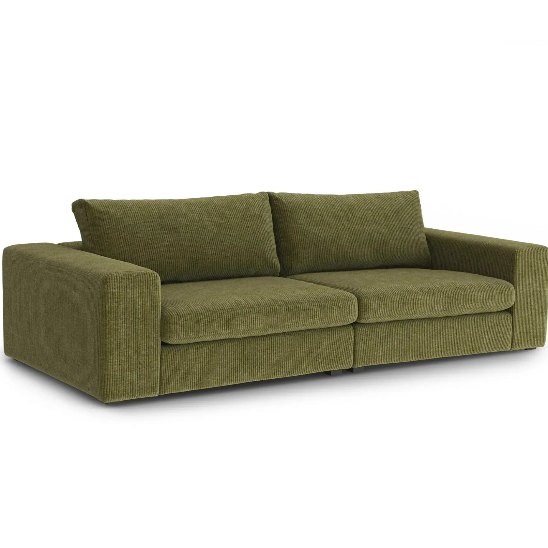 Beta 98" Modular Sofa - Cypress Green