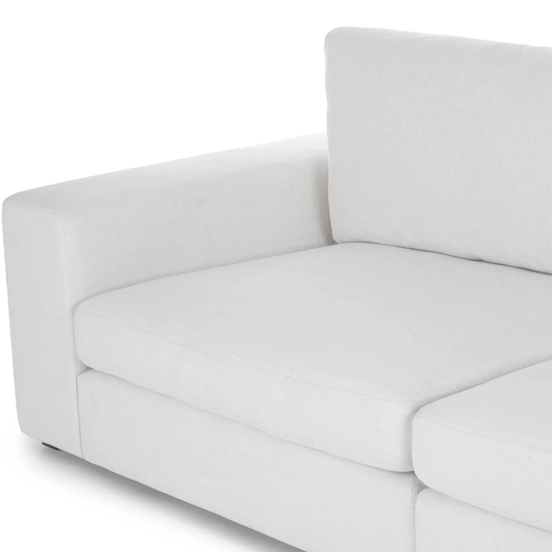 Beta 137" Modular Sofa - Quartz White