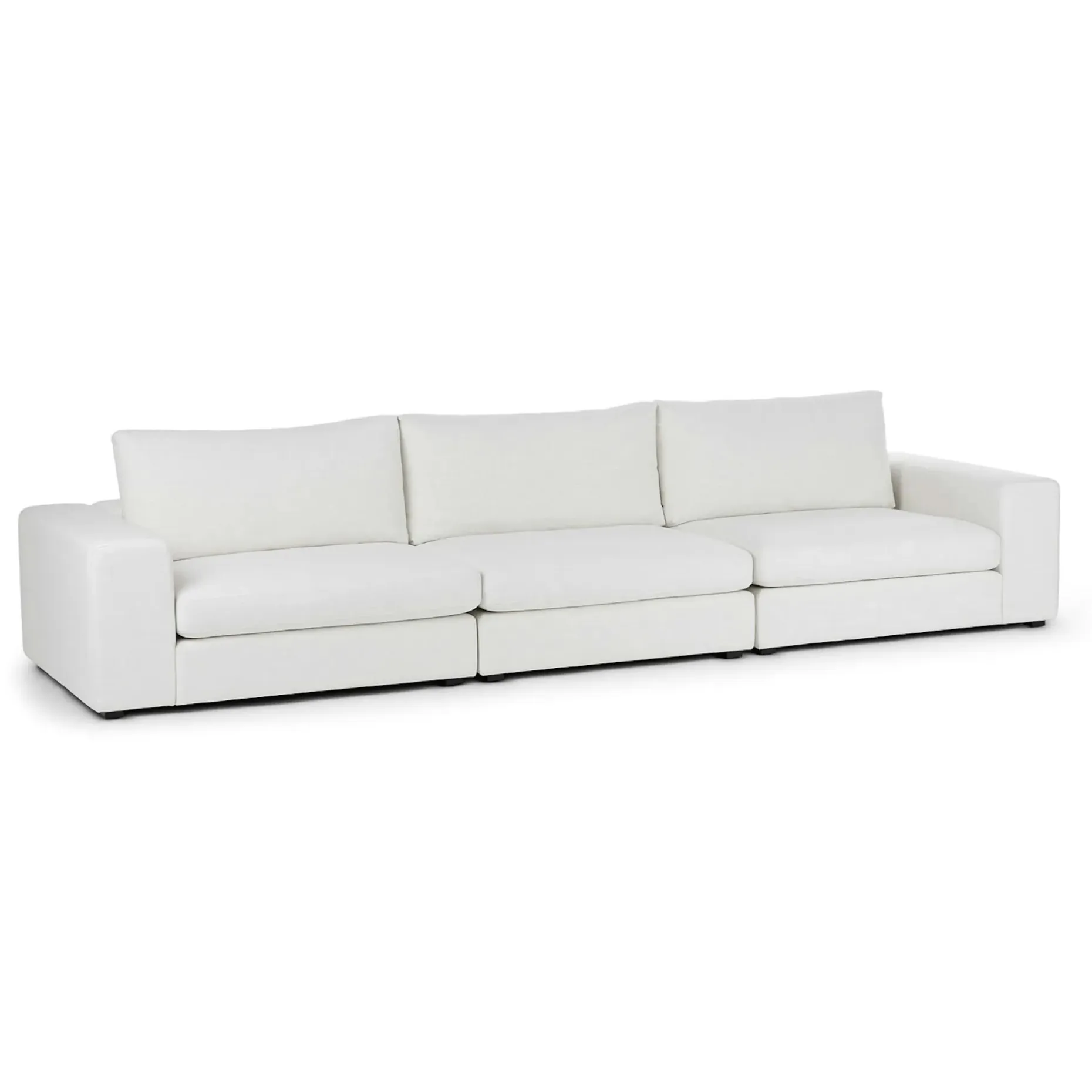 Beta 137" Modular Sofa - Quartz White