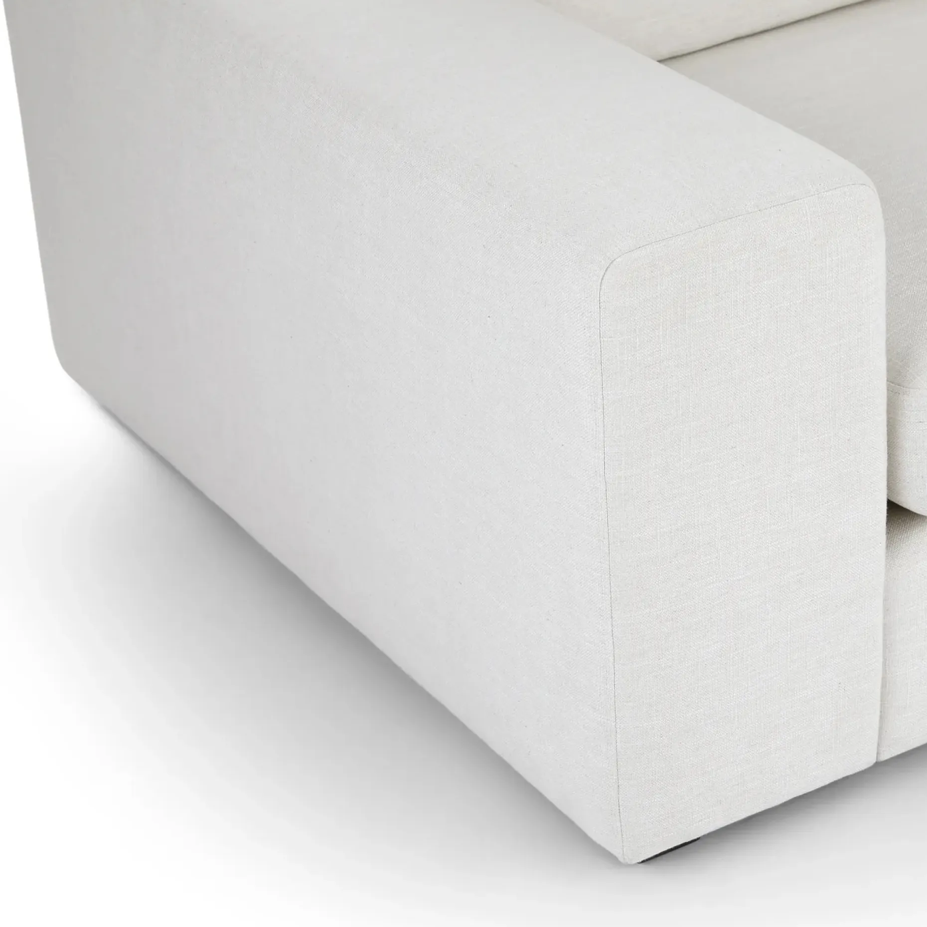 Beta 137" Modular Sofa - Quartz White
