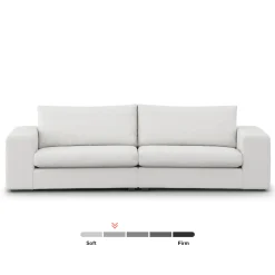 Beta 98" Modular Sofa - Quartz White