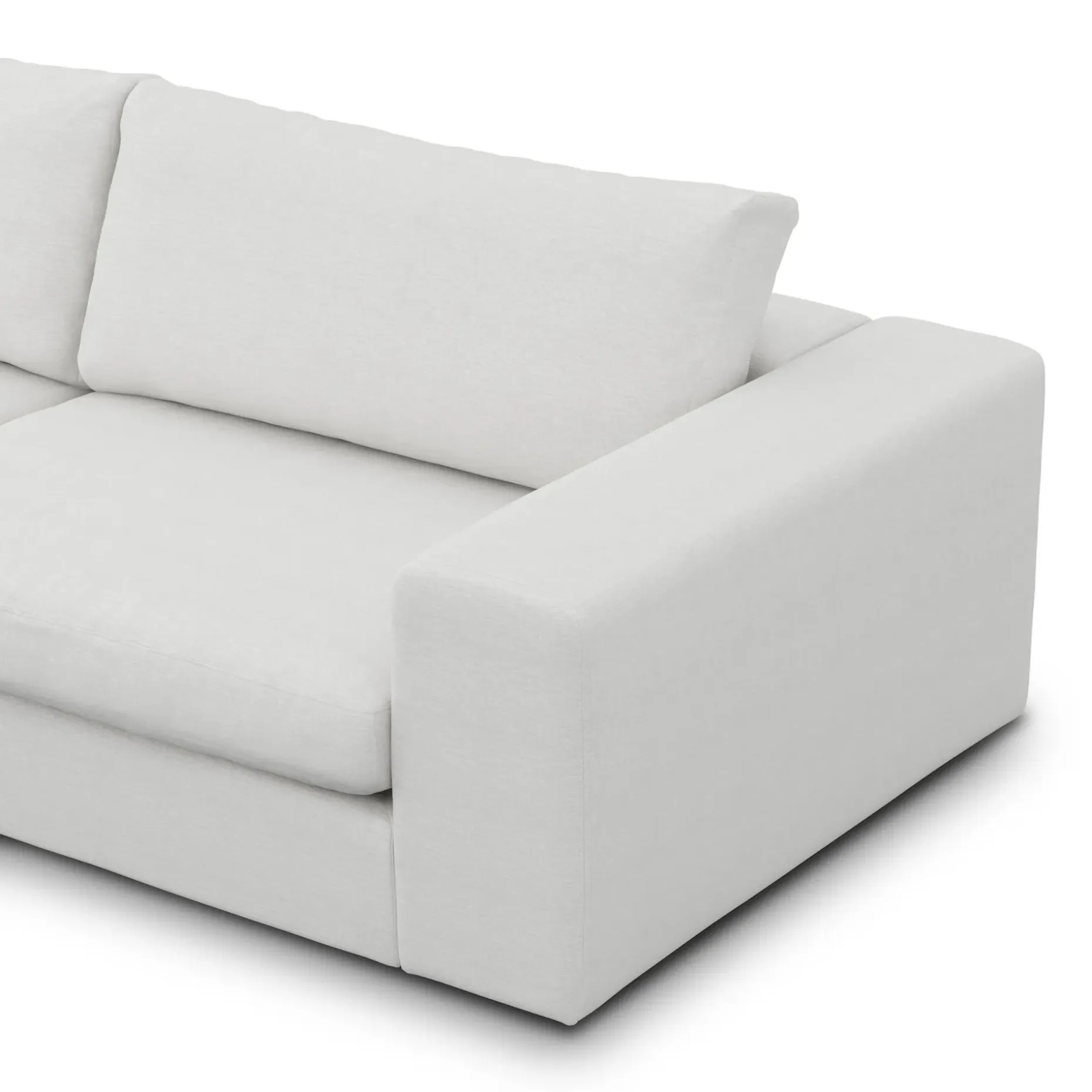 Beta 98" Modular Sofa - Quartz White
