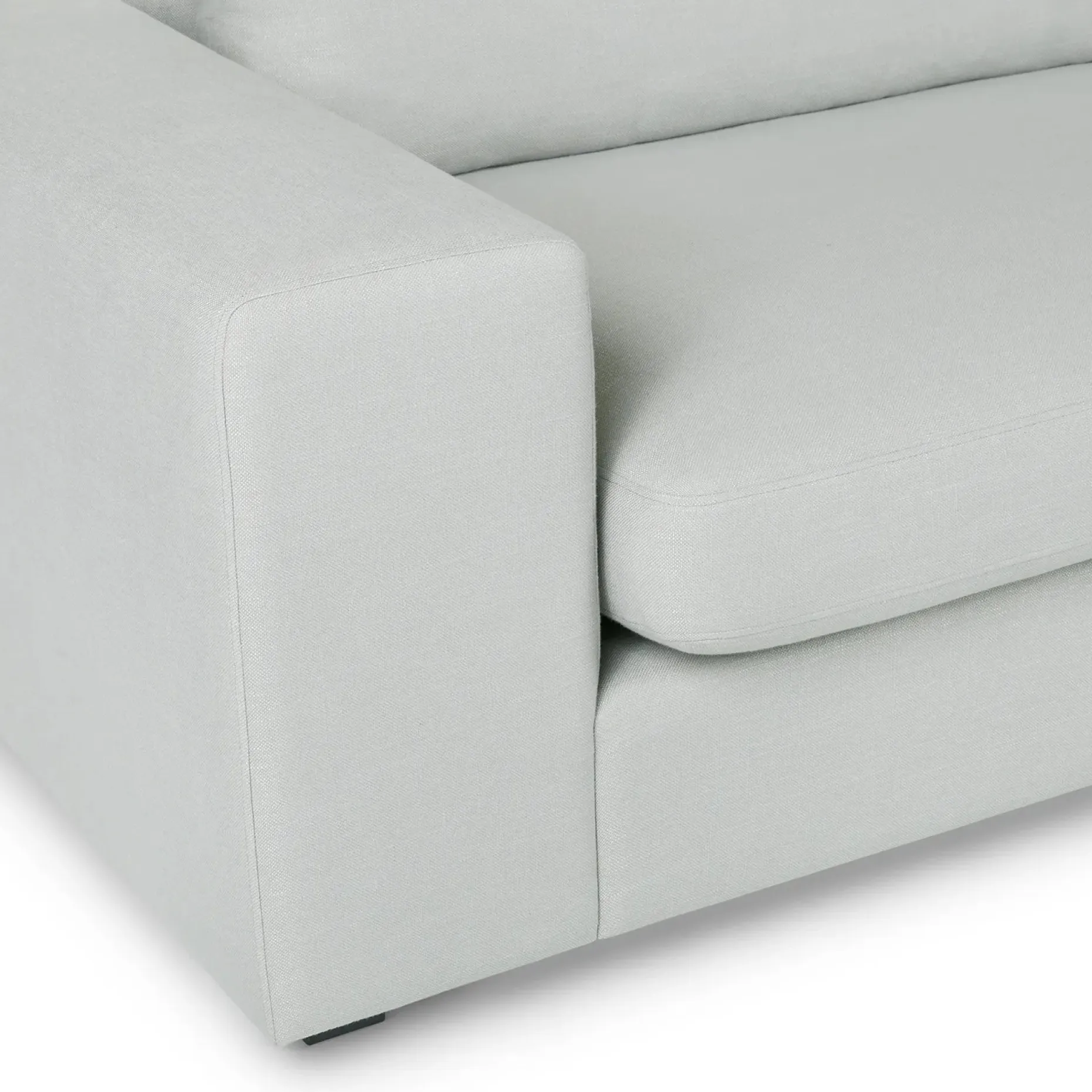 Beta 137" Modular Sofa - Welsh Gray