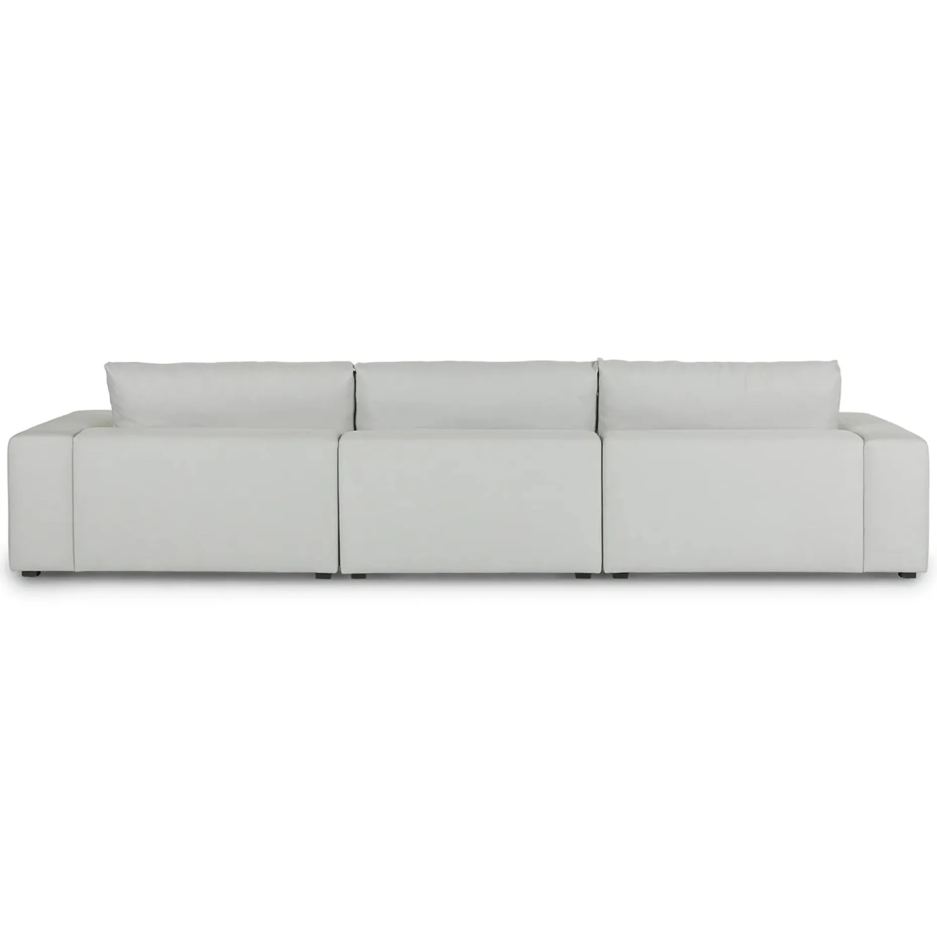 Beta 137" Modular Sofa - Welsh Gray