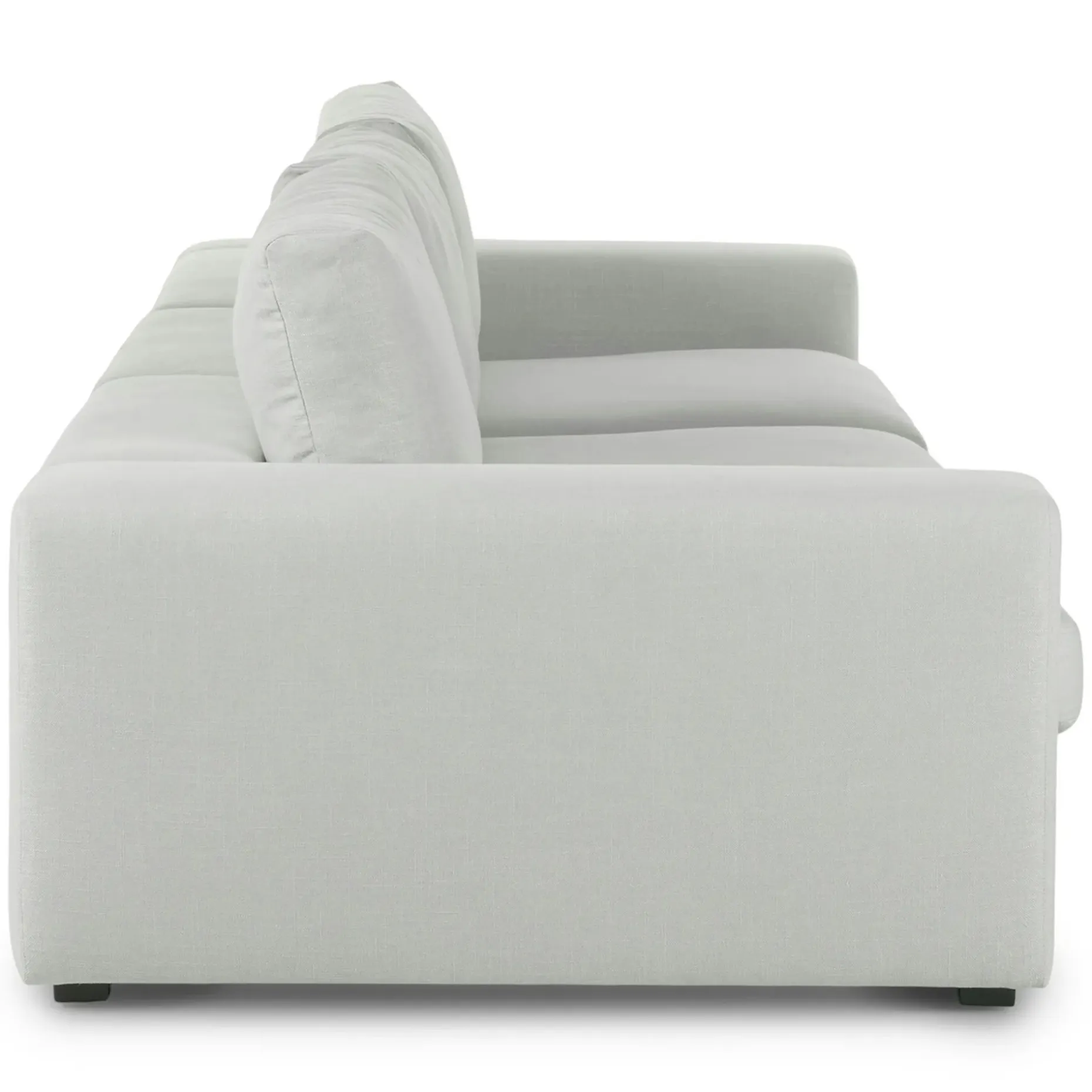 Beta 137" Modular Sofa - Welsh Gray