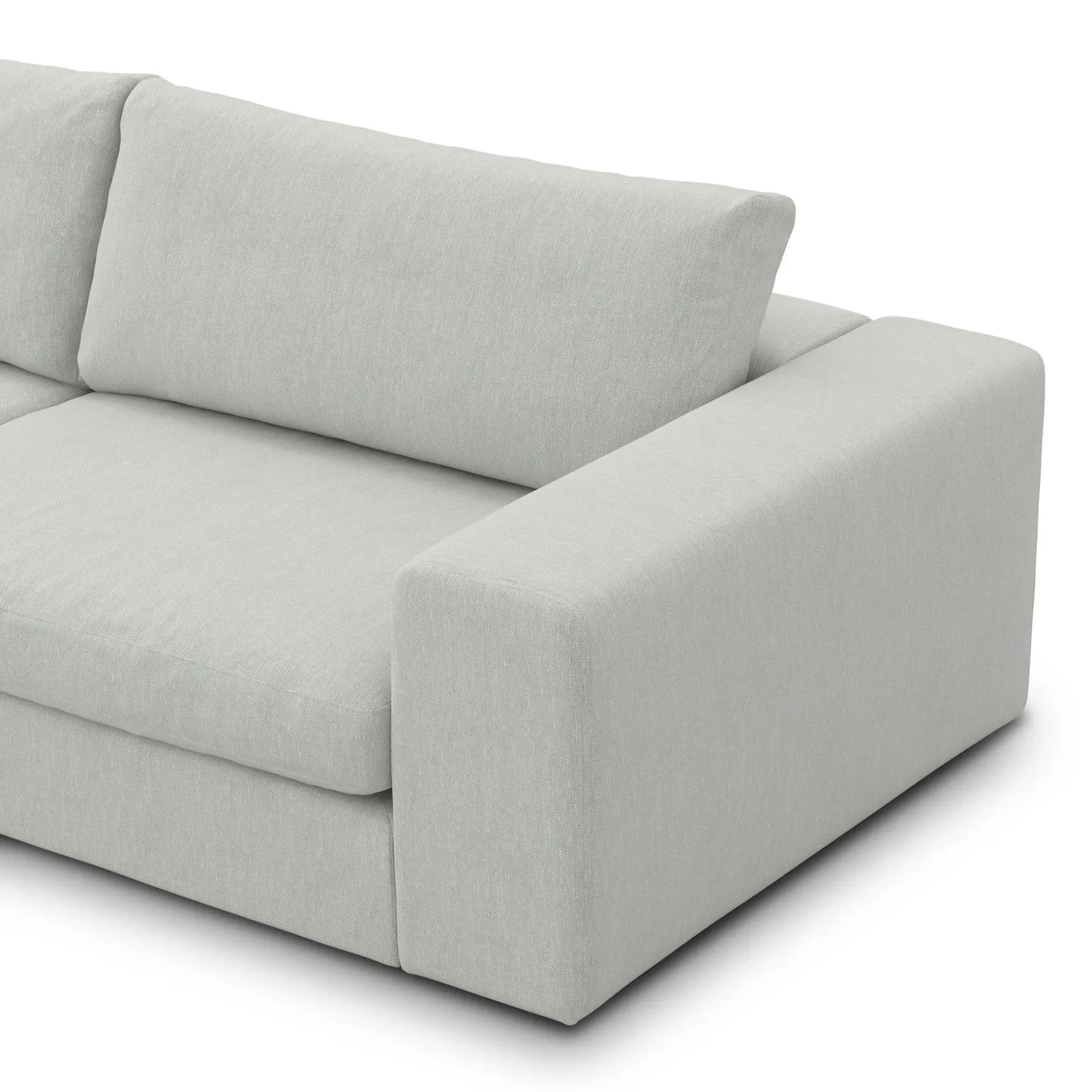 Beta 98" Modular Sofa - Welsh Gray