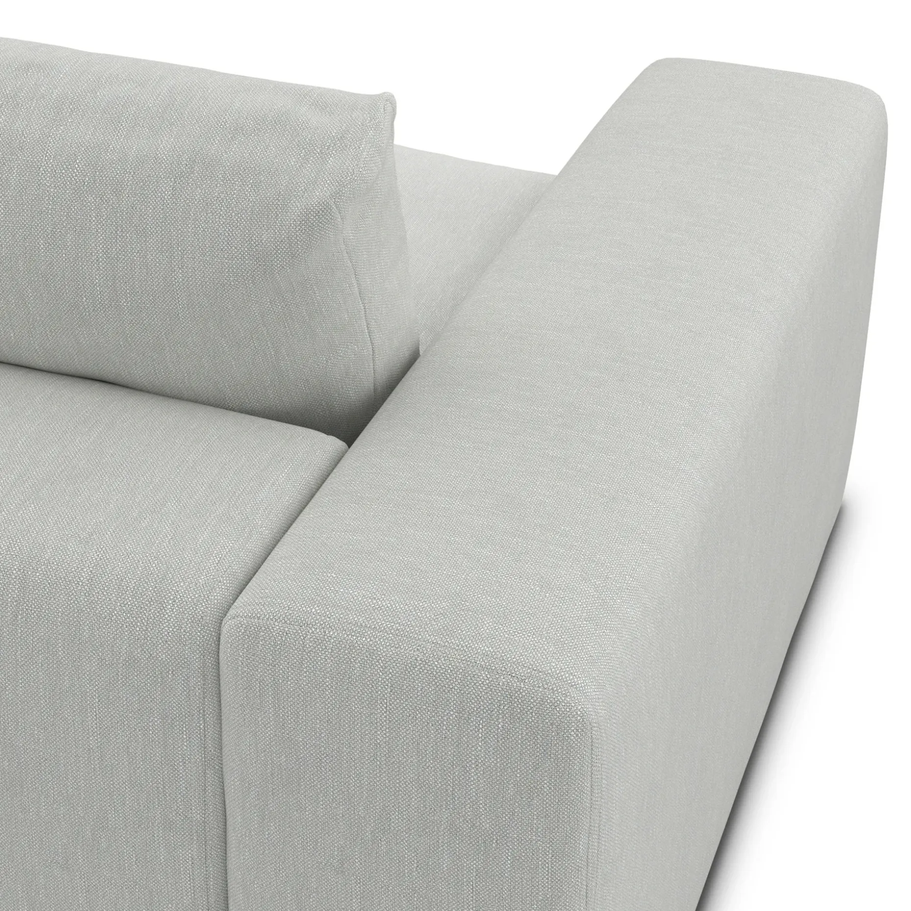 Beta 98" Modular Sofa - Welsh Gray