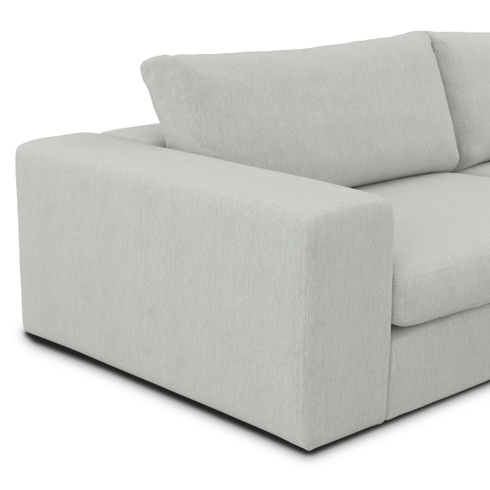 Beta 98" Modular Sofa - Welsh Gray