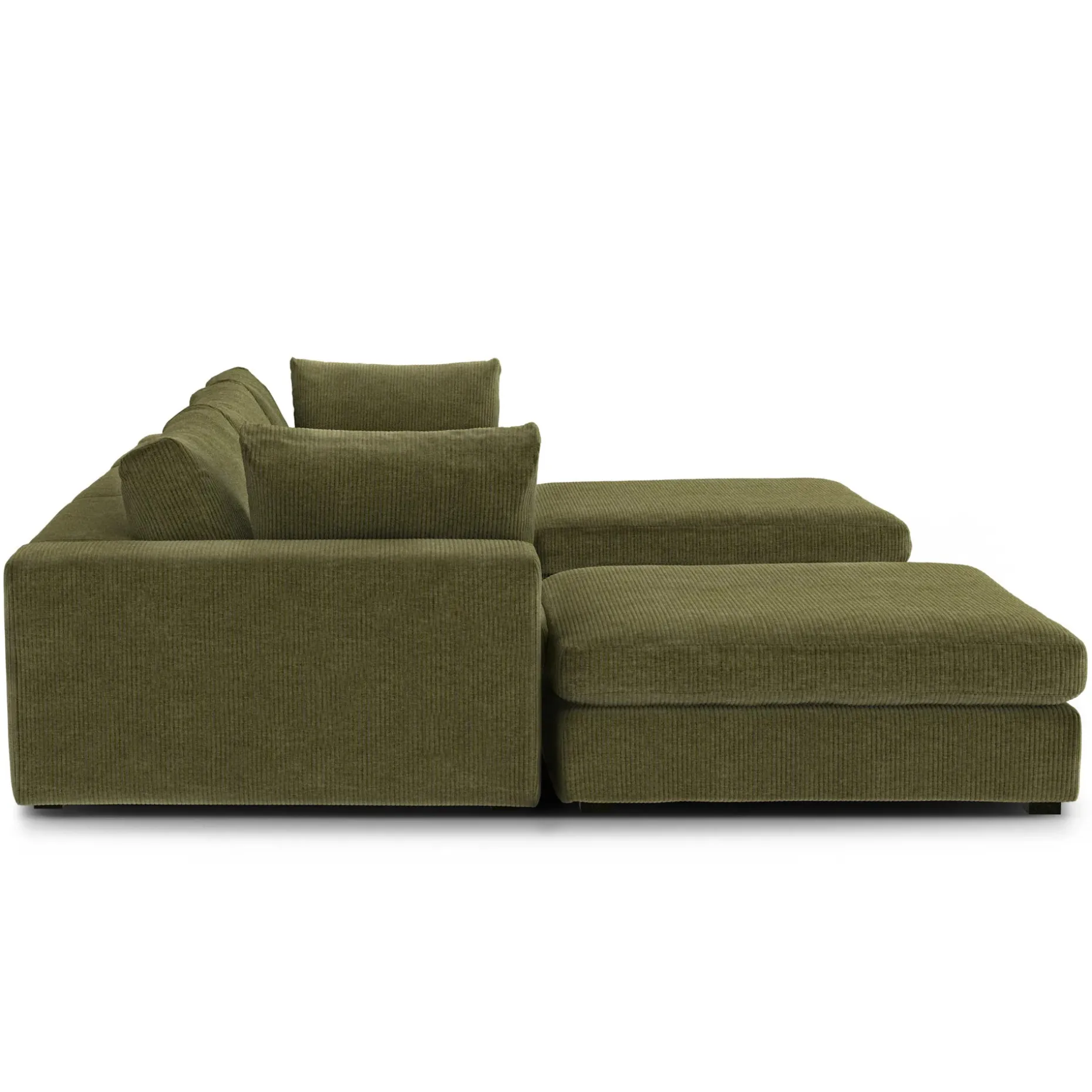 Beta 129.5" Modular U Sectional - Cypress Green