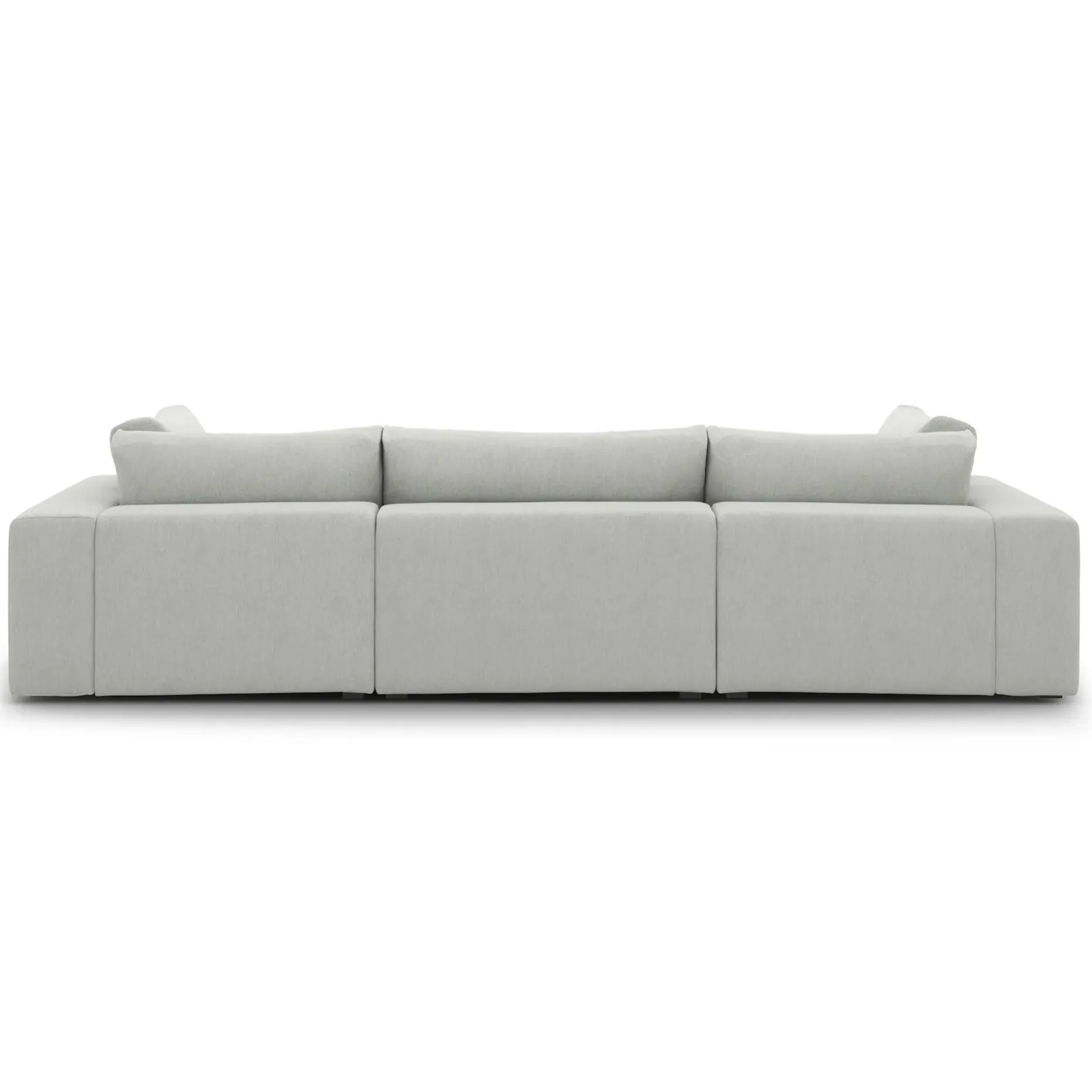 Beta 129.5" Modular U Sectional - Welsh Gray