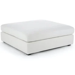 Beta 45" Ottoman - Quartz White