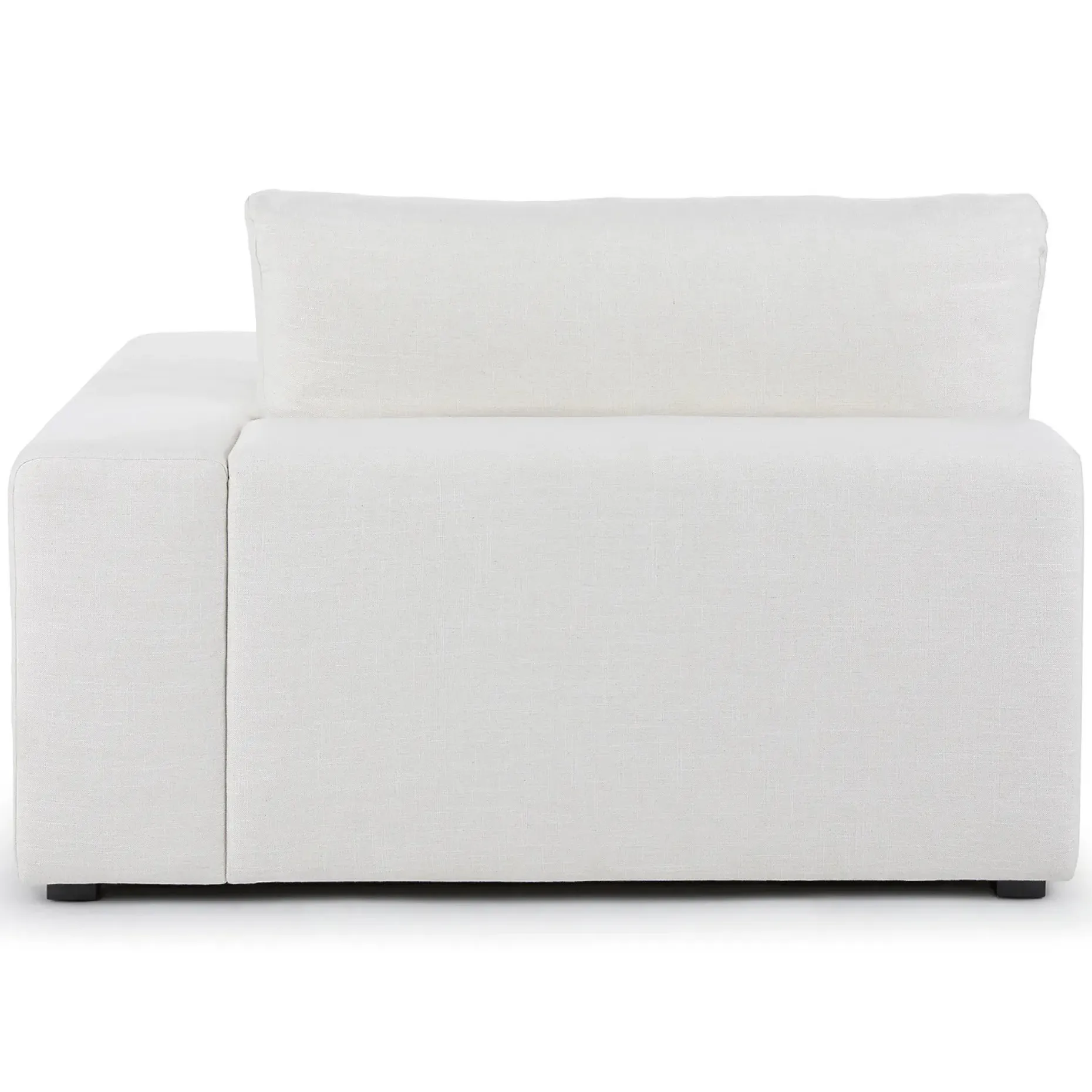 Beta 49" Right Arm Chair Module - Quartz White