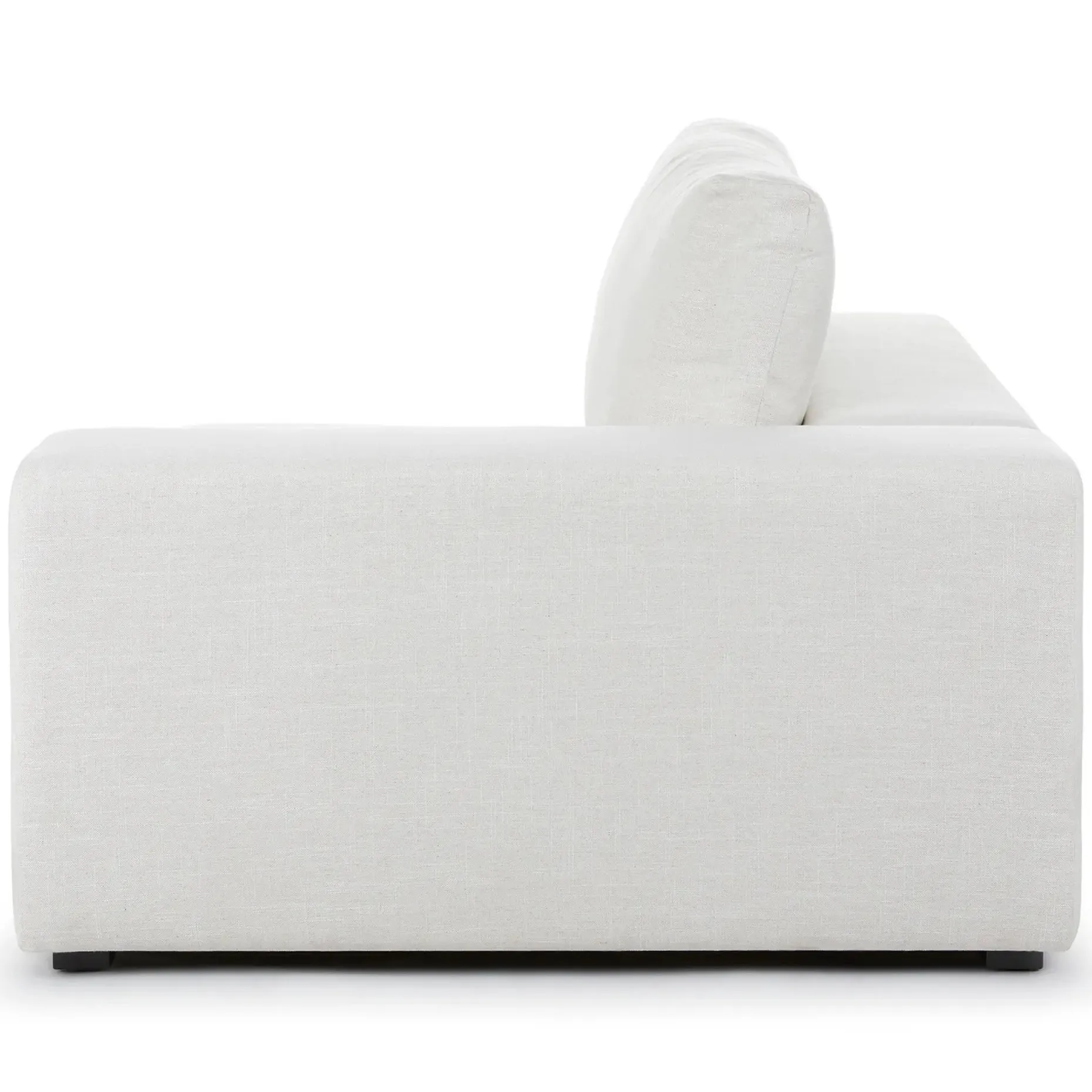 Beta 49" Right Arm Chair Module - Quartz White