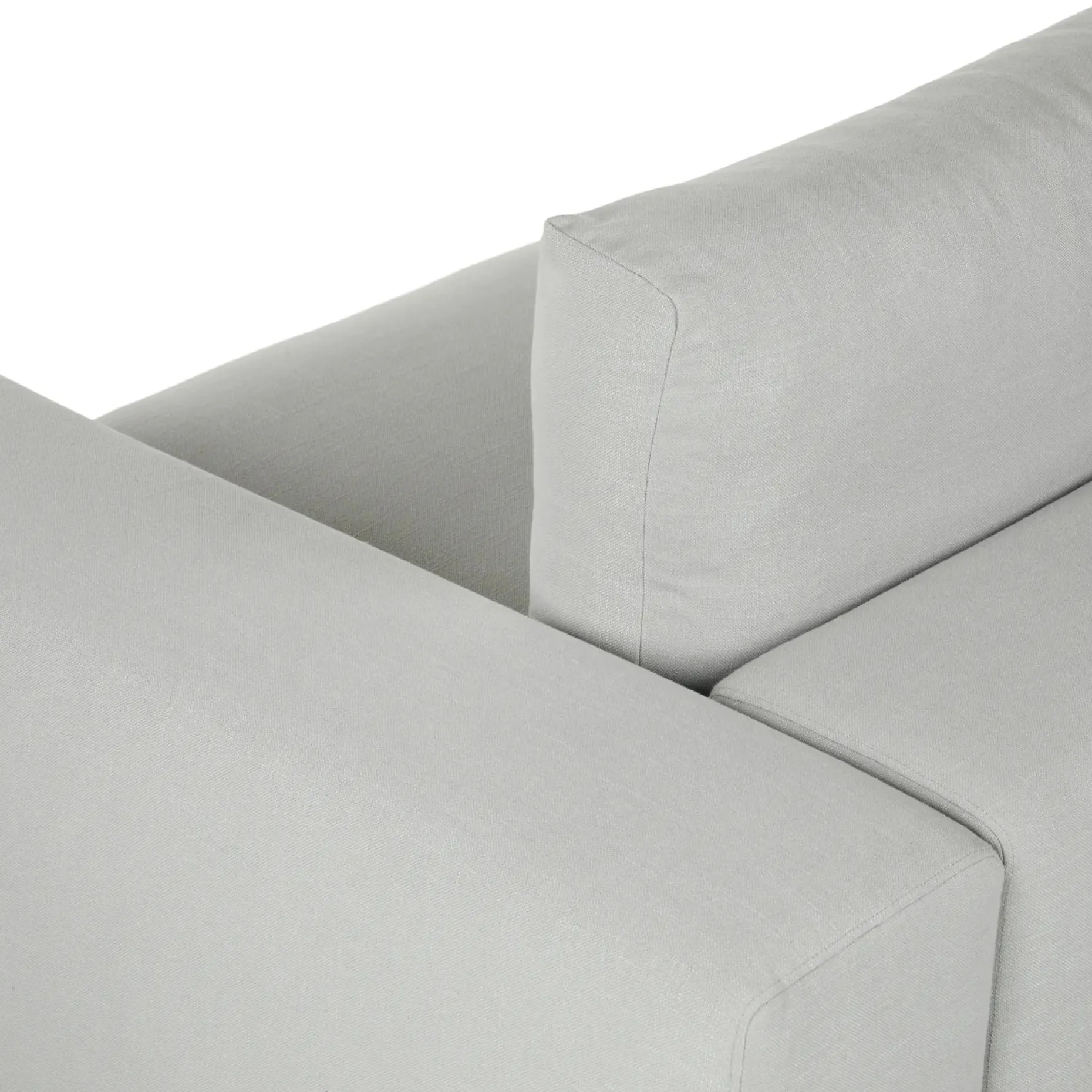 Beta 49" Right Arm Chair Module - Welsh Gray