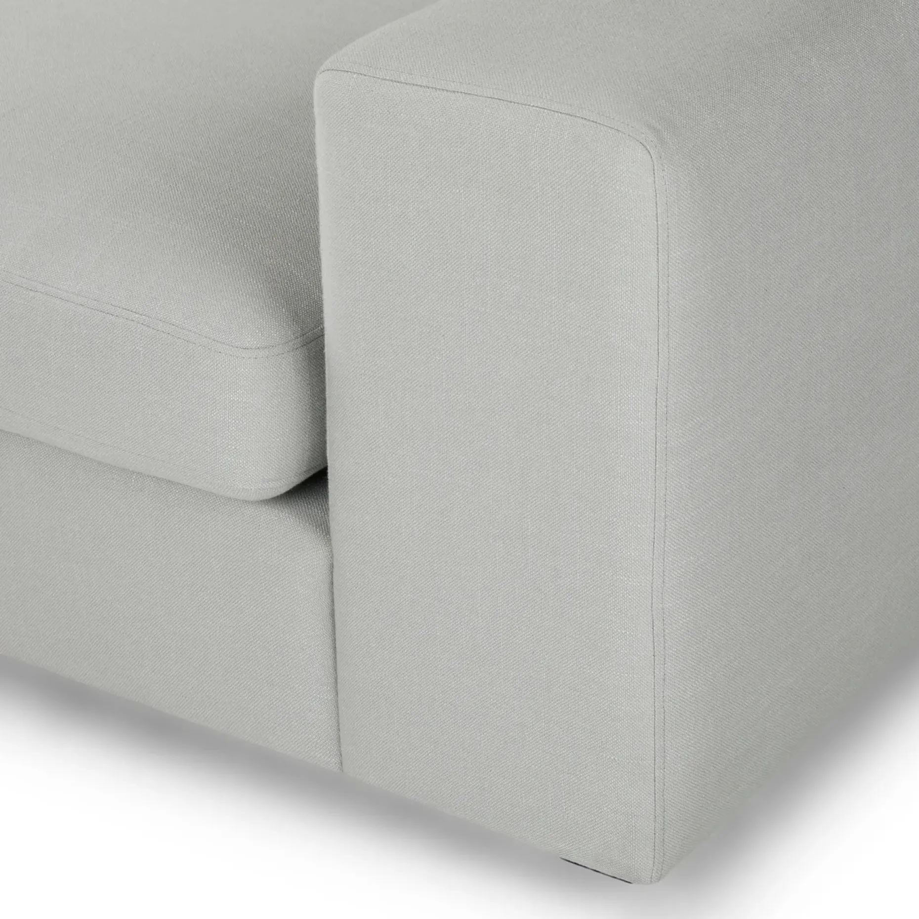 Beta 49" Right Arm Chair Module - Welsh Gray