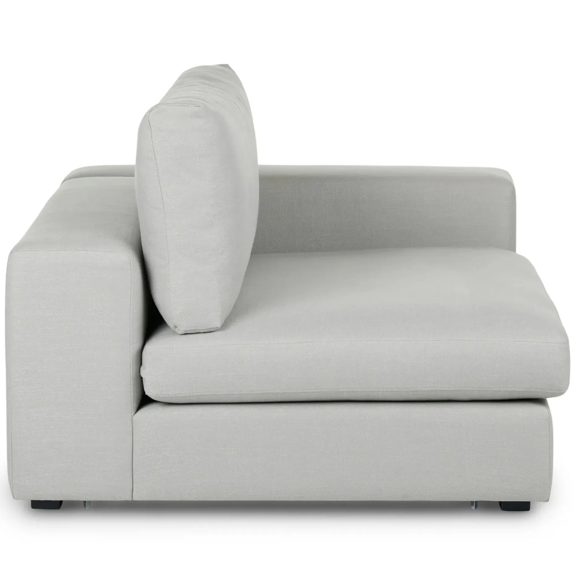 Beta 49" Right Arm Chair Module - Welsh Gray