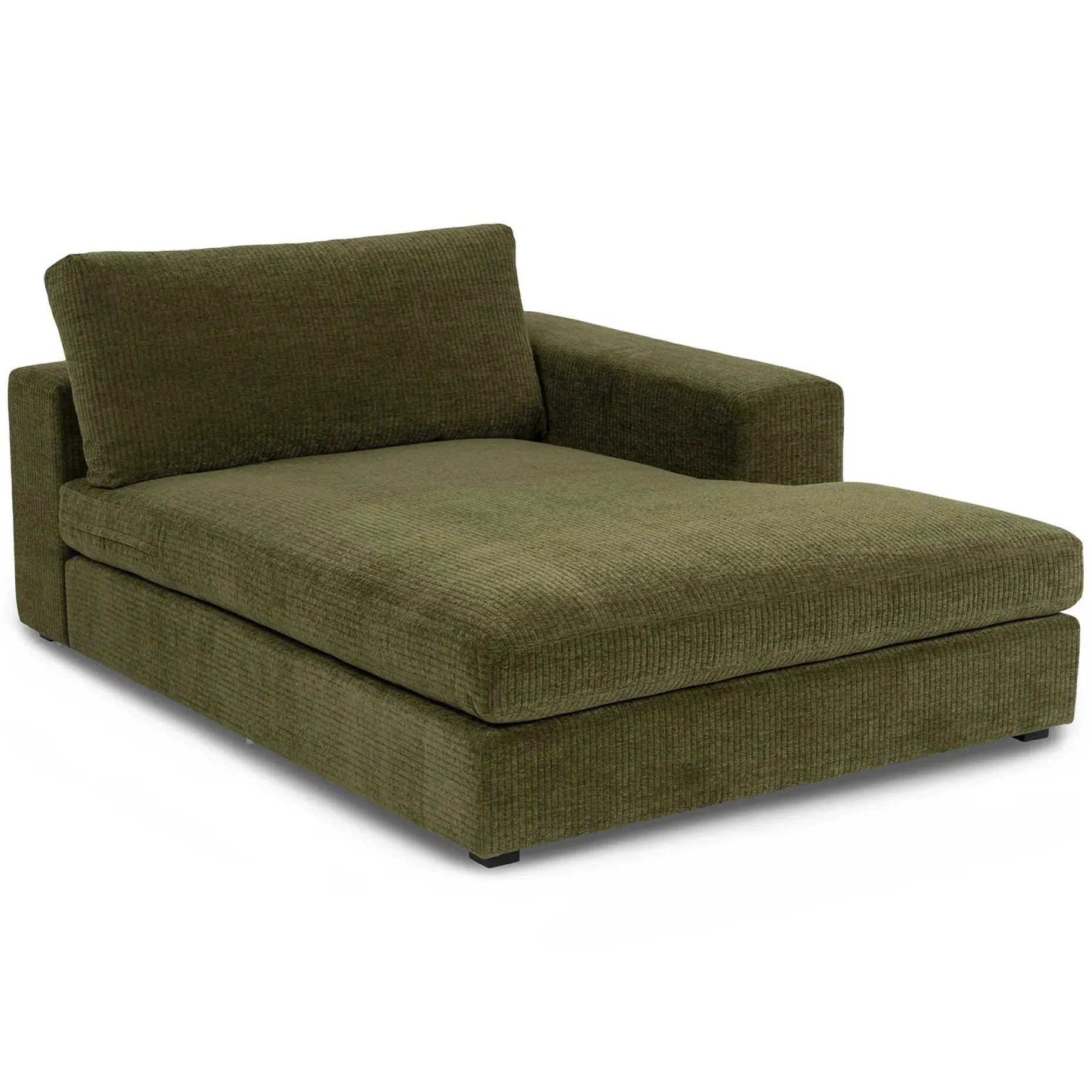 Beta 49" Right Chaise Module - Cypress Green
