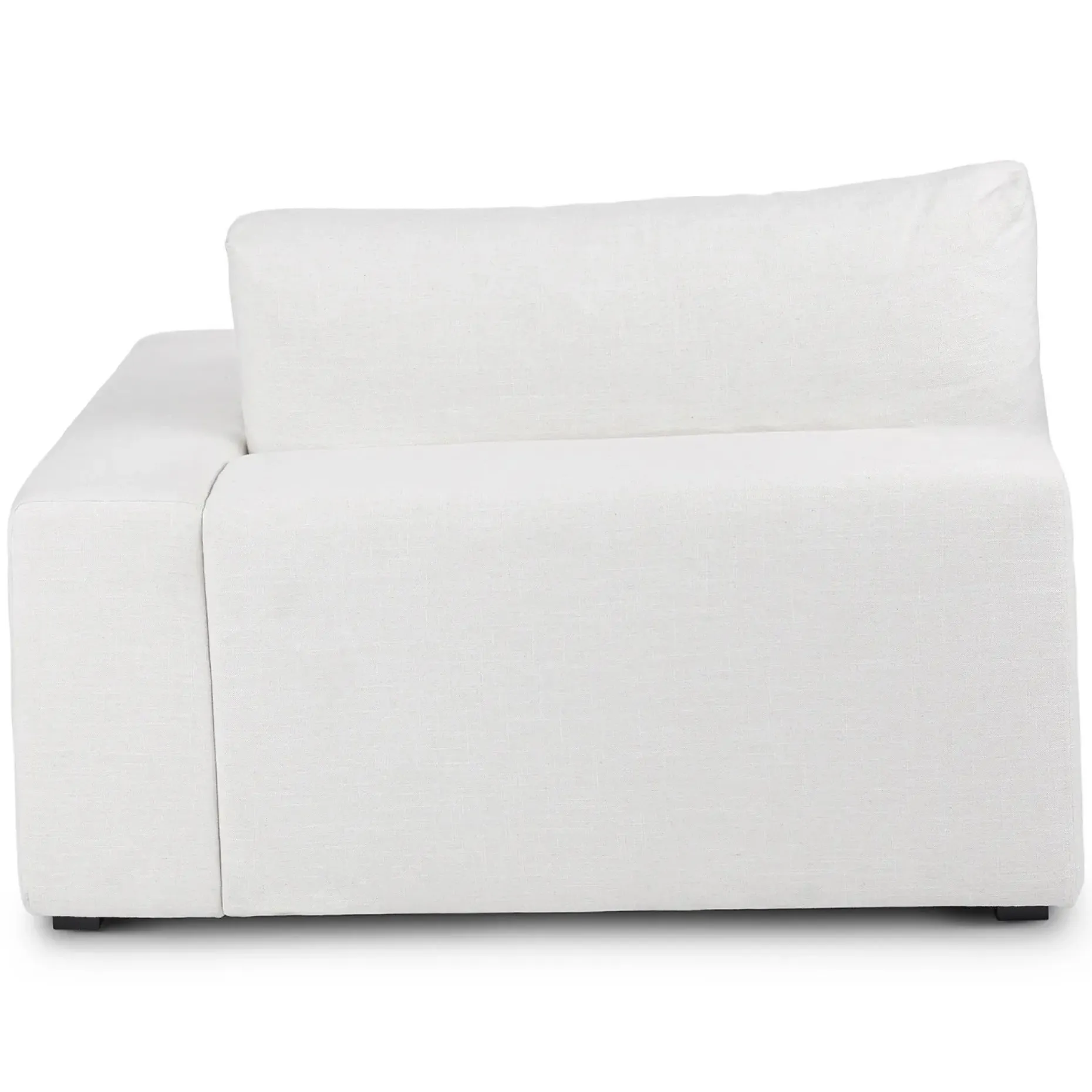 Beta 49" Right Chaise Module - Quartz White