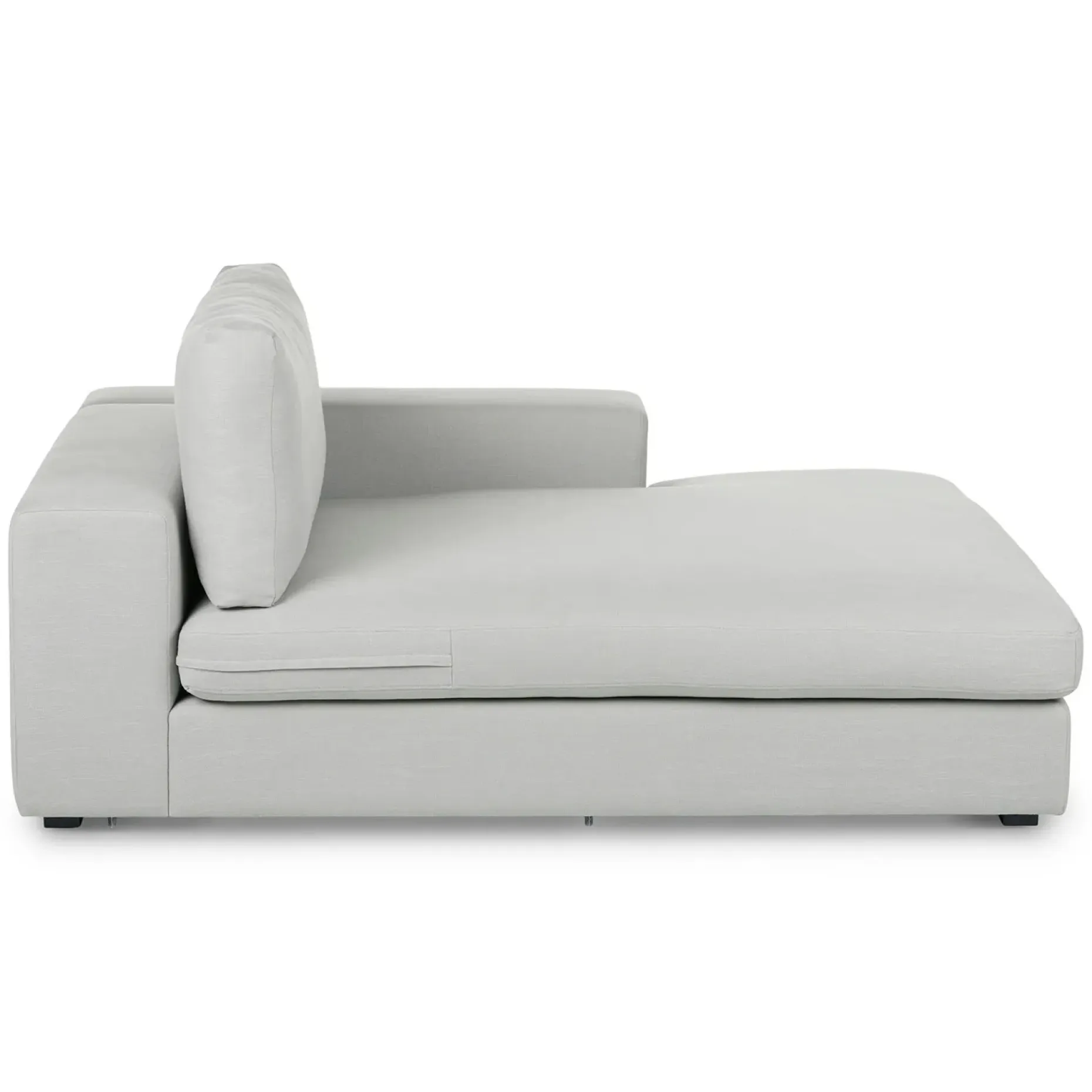 Beta 49" Right Chaise Module - Welsh Gray