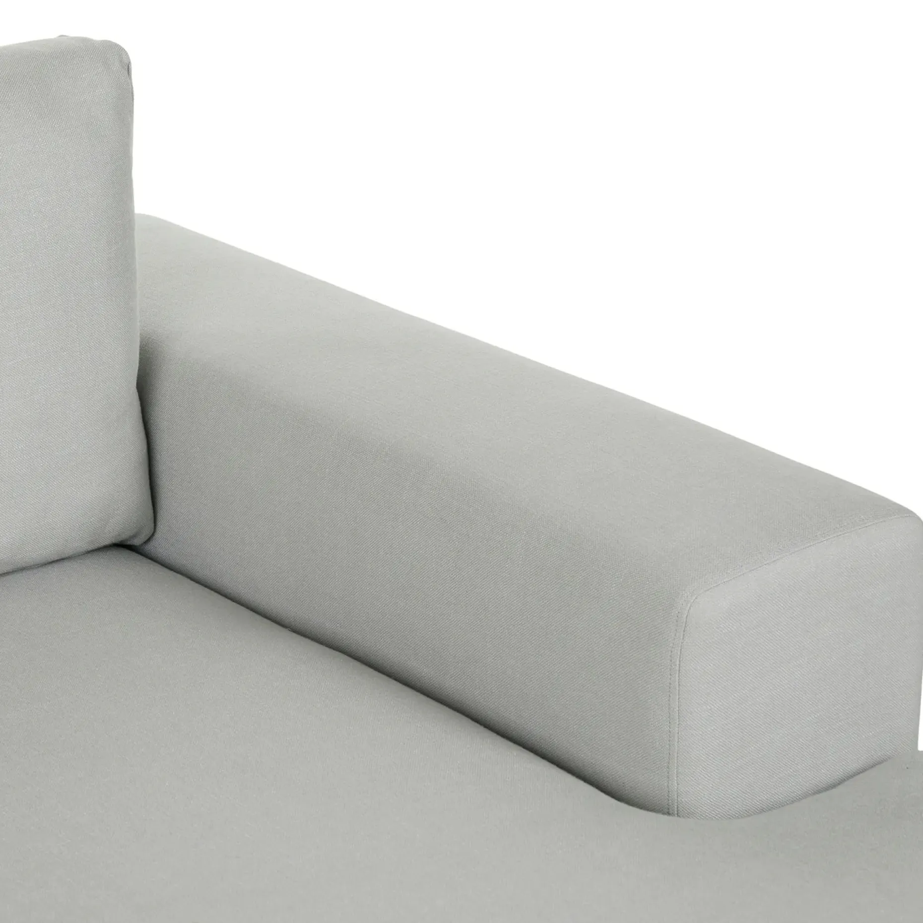 Beta 49" Right Chaise Module - Welsh Gray