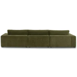 Beta 137.5" Right Modular Chaise Sectional - Cypress Green