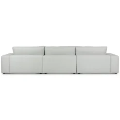 Beta 137.5" Right Modular Chaise Sectional - Welsh Gray