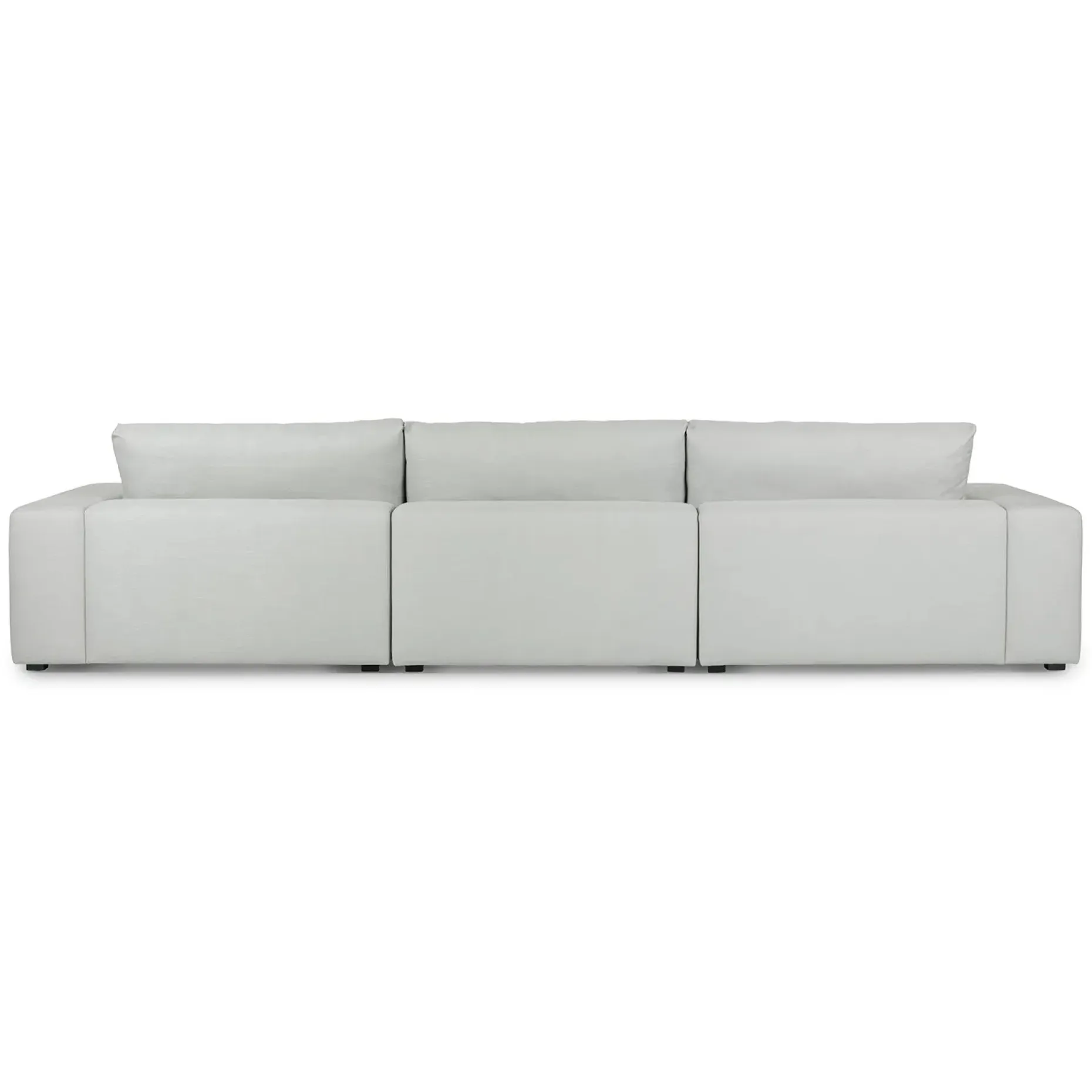 Beta 137.5" Right Modular Chaise Sectional - Welsh Gray