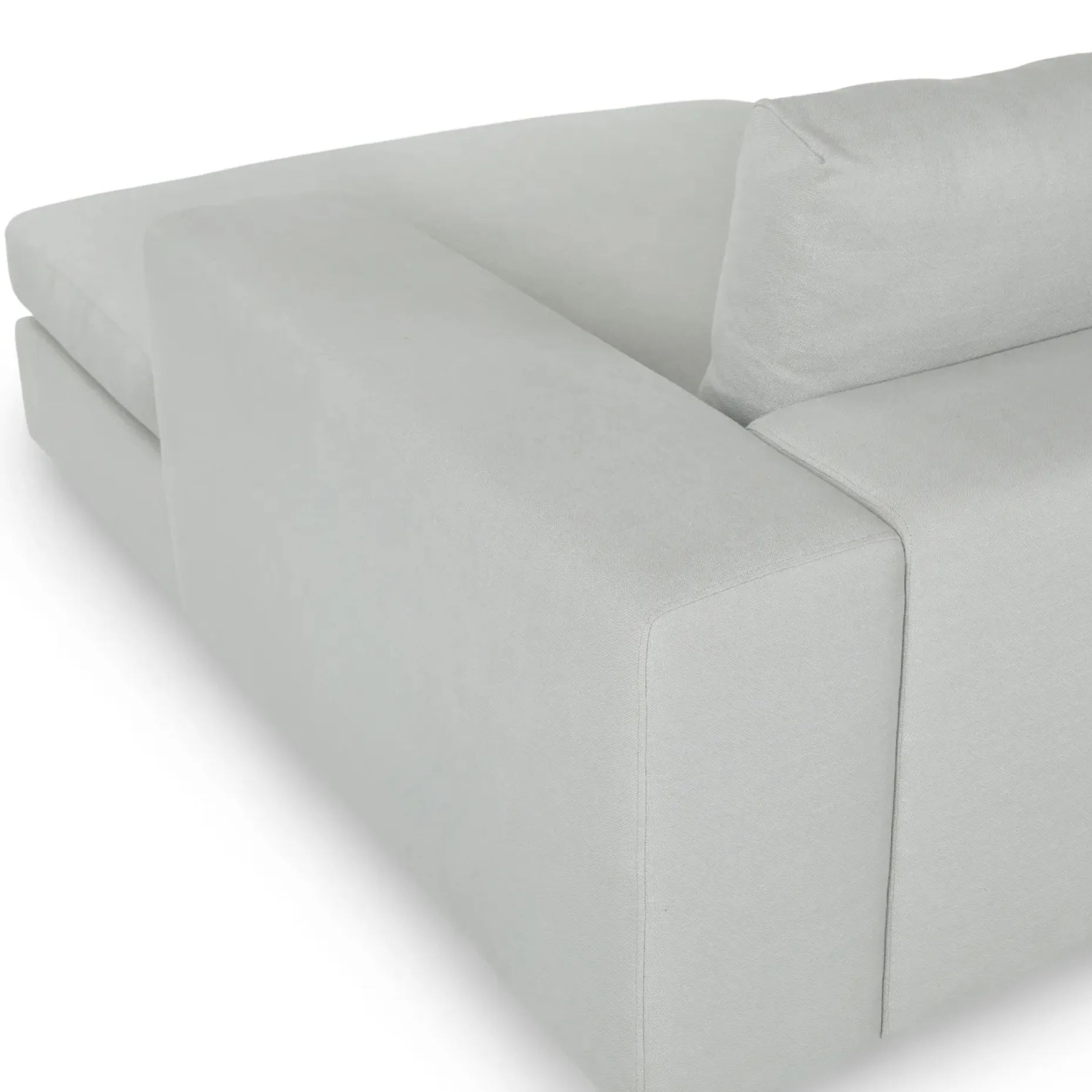 Beta 137.5" Right Modular Chaise Sectional - Welsh Gray