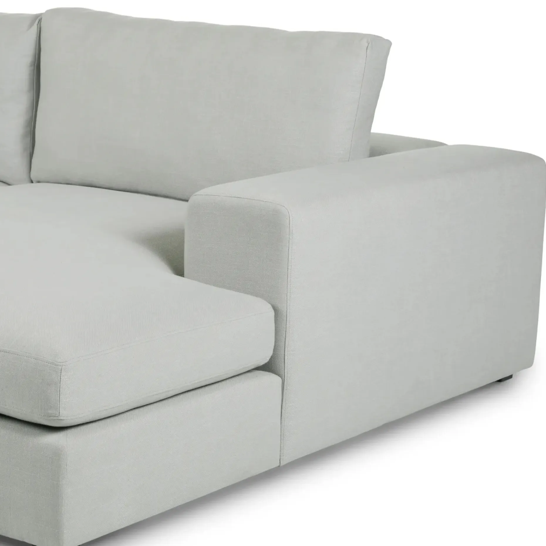 Beta 137.5" Right Modular Chaise Sectional - Welsh Gray