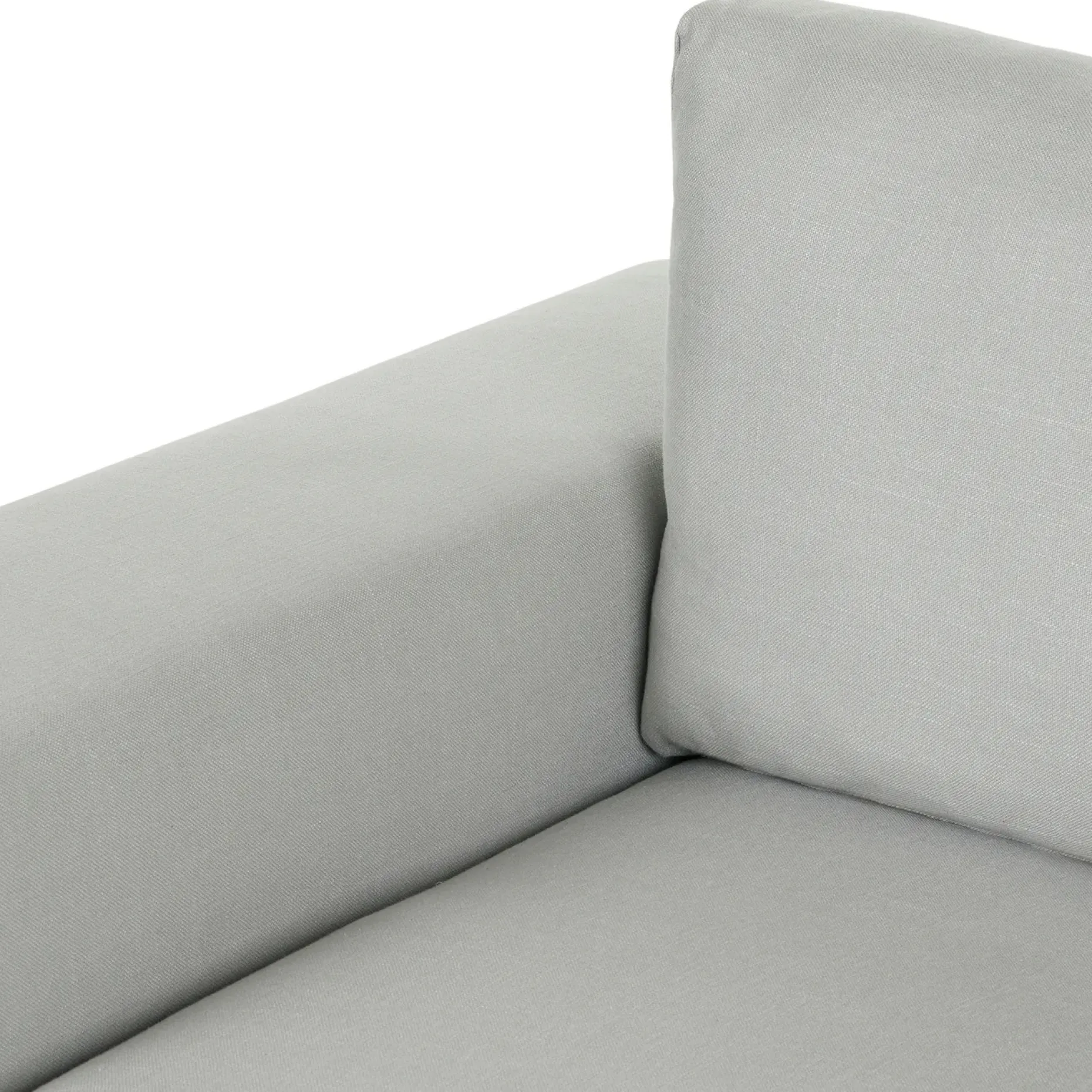 Beta 137.5" Right Modular Chaise Sectional - Welsh Gray