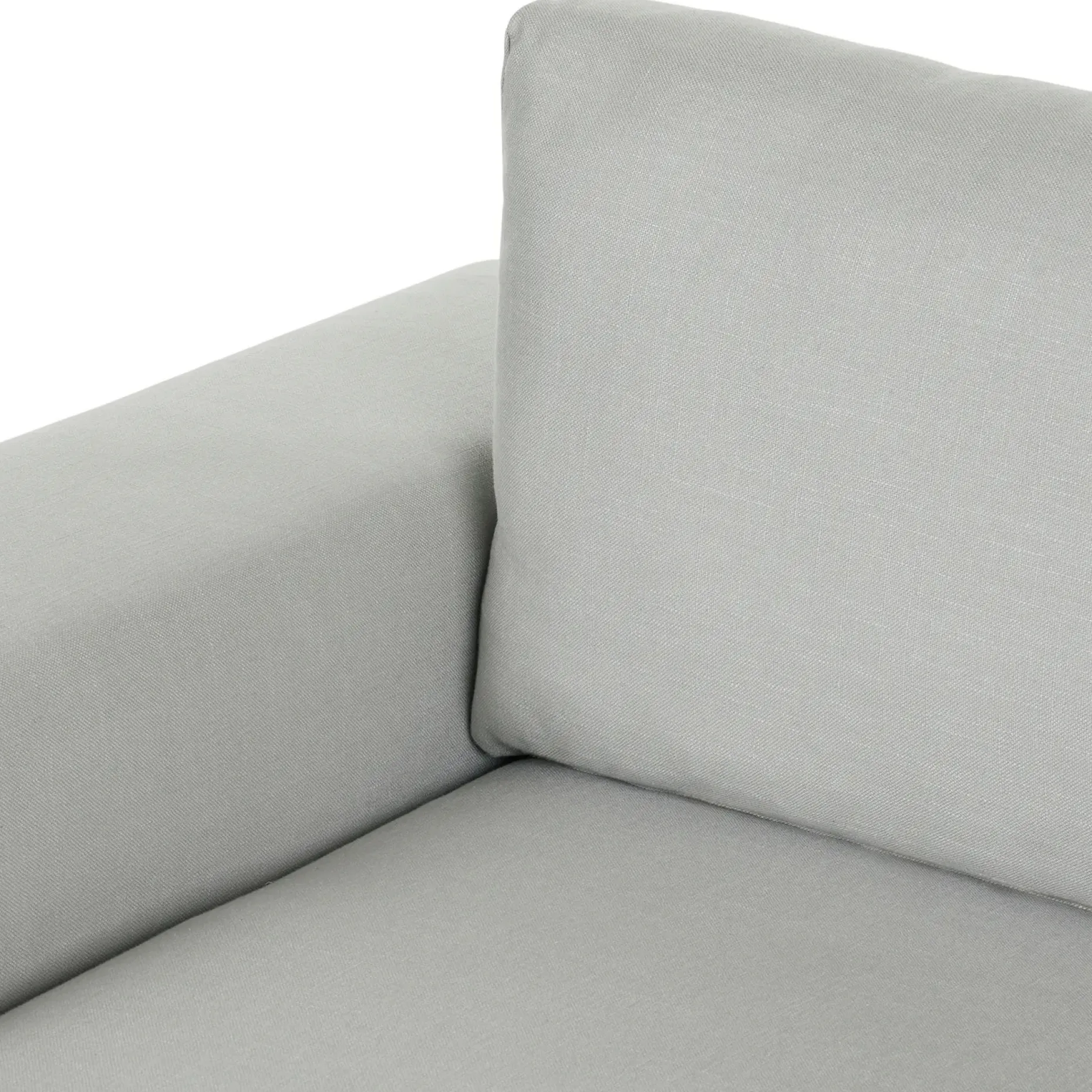 Beta 133.5" Right Modular Sectional - Welsh Gray