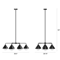 Bing Chandelier - Black