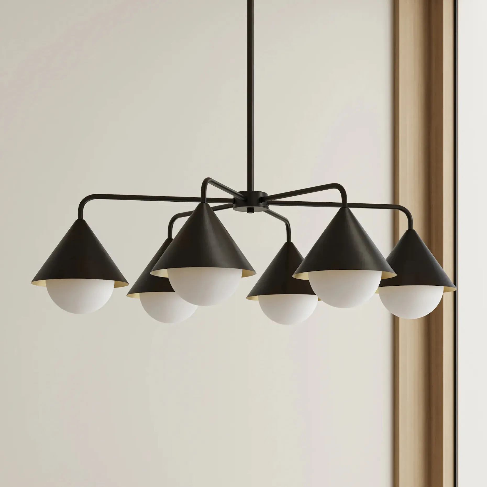 Bing Chandelier - Black