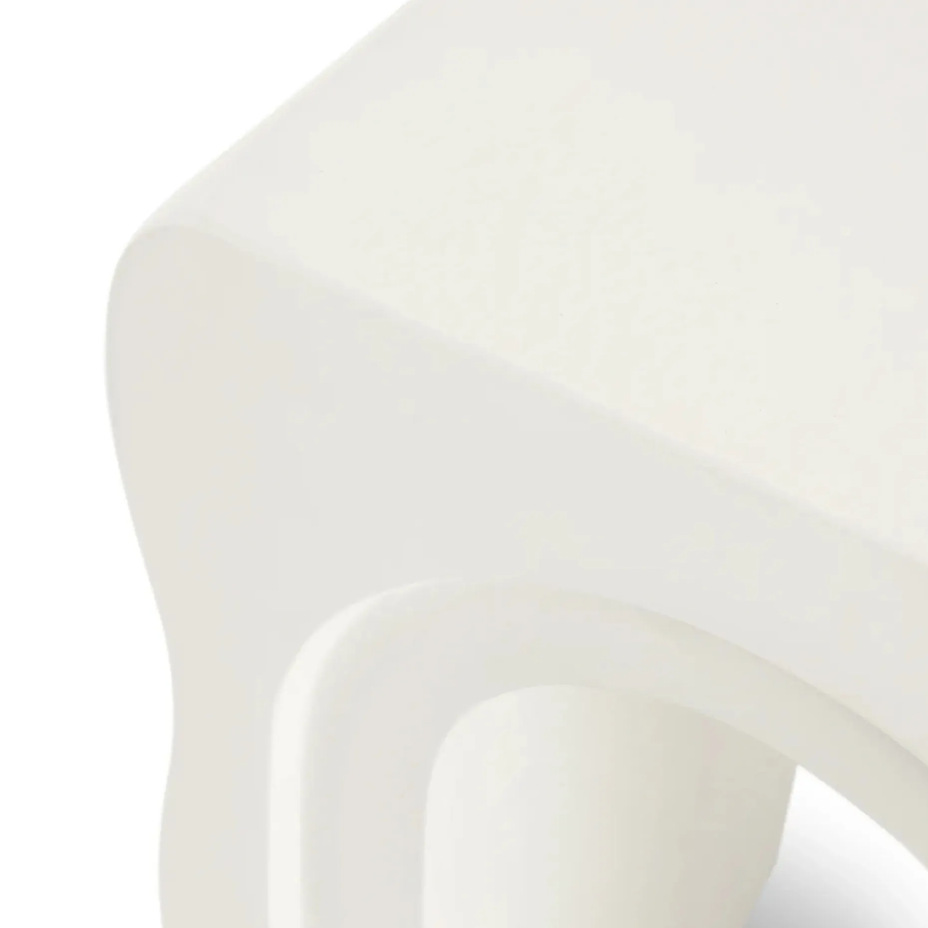 Bixby Outdoor Concrete Side Table - Natural White