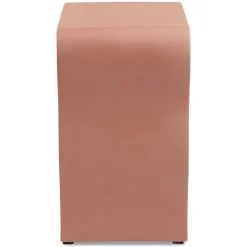 Bixby Outdoor Concrete Side Table - Ochre Brown
