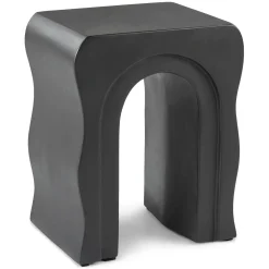 Bixby Outdoor Concrete Side Table - Sea Black