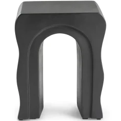 Bixby Outdoor Concrete Side Table - Sea Black