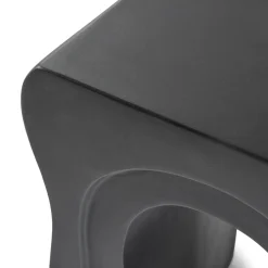 Bixby Outdoor Concrete Side Table - Sea Black