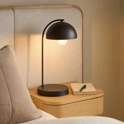 Bjorn King Upholstered Bed with Nightstands Set - White Oak and Ratine Ivory