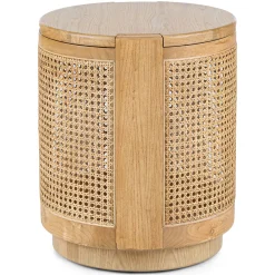 Bocana Storage Side Table - Oak