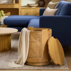 Bocana Storage Side Table - Oak