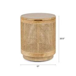 Bocana Storage Side Table - Oak