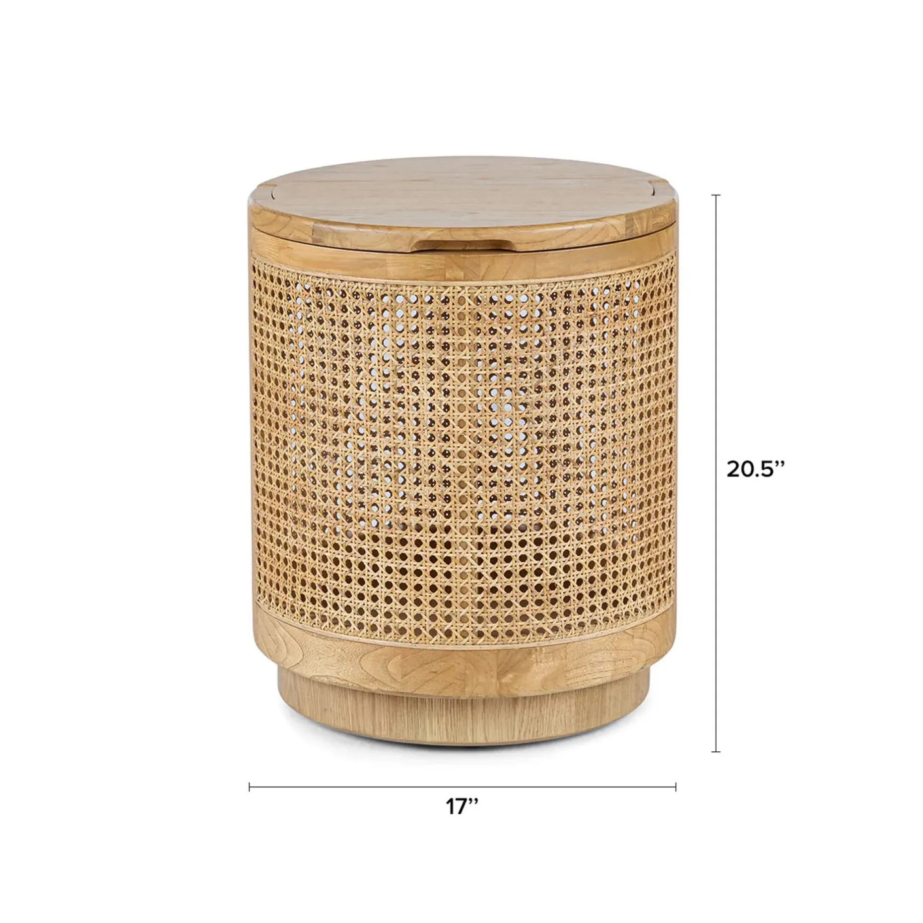 Bocana Storage Side Table - Oak