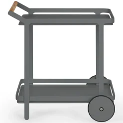 Boden Outdoor Bar Cart - Dark Gray