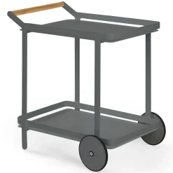 Boden Outdoor Bar Cart - Dark Gray