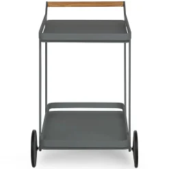 Boden Outdoor Bar Cart - Dark Gray