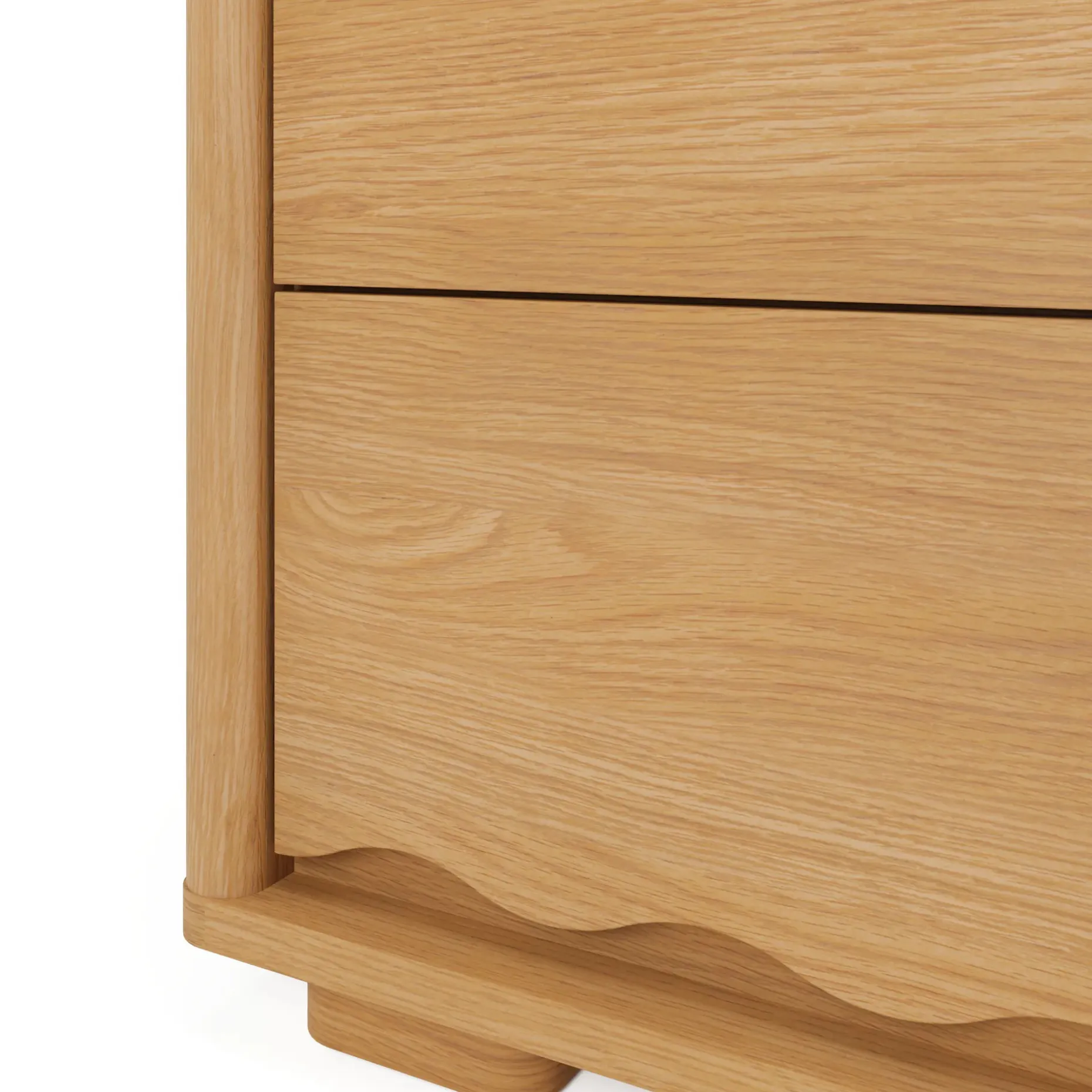 Boe 6-Drawer Double Dresser - Natural Oak