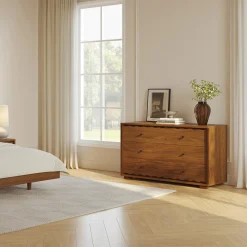 Boe 6-Drawer Double Dresser - Walnut